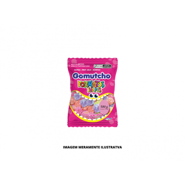 BALA - RICLAN - 500g GOMA GOMUTCHO SINOS SORTIDOS